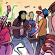 A bunch of kids partying and getting possessed by aliens.